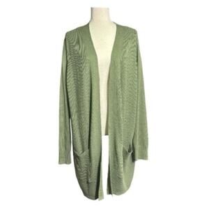 NWT GAP Sage Green Knit Cardigan Size XXL W0452